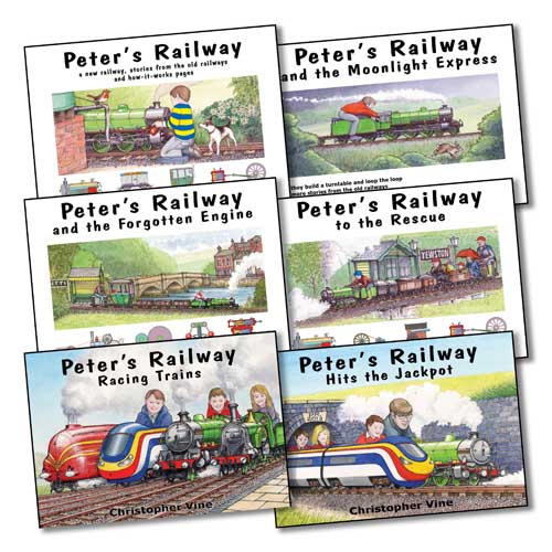 Set of All 6 Hardback Children's Books | Peter's Railway | Peters Railway